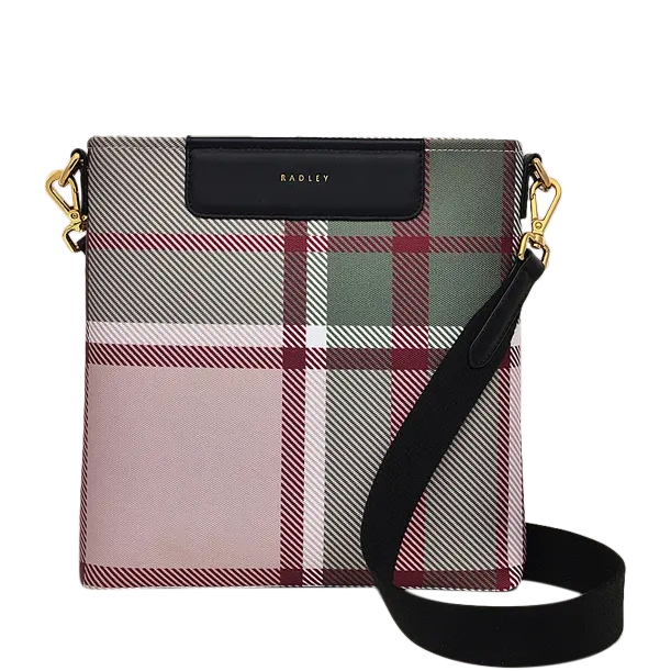 Radley Manor Gardens - Check Small Zip-Top Crossbody Bag